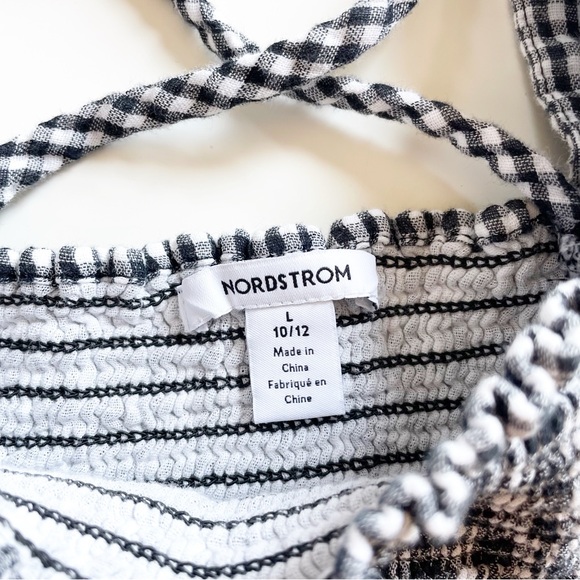 • Nordstrom Gingham Peasant Top • 10/12 - Picture 4 of 5